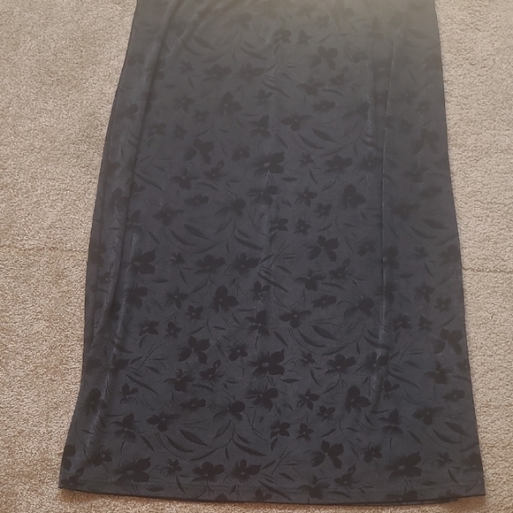 Coldwater Creek Dresses & Skirts - Elegant Black Floral Skirt
